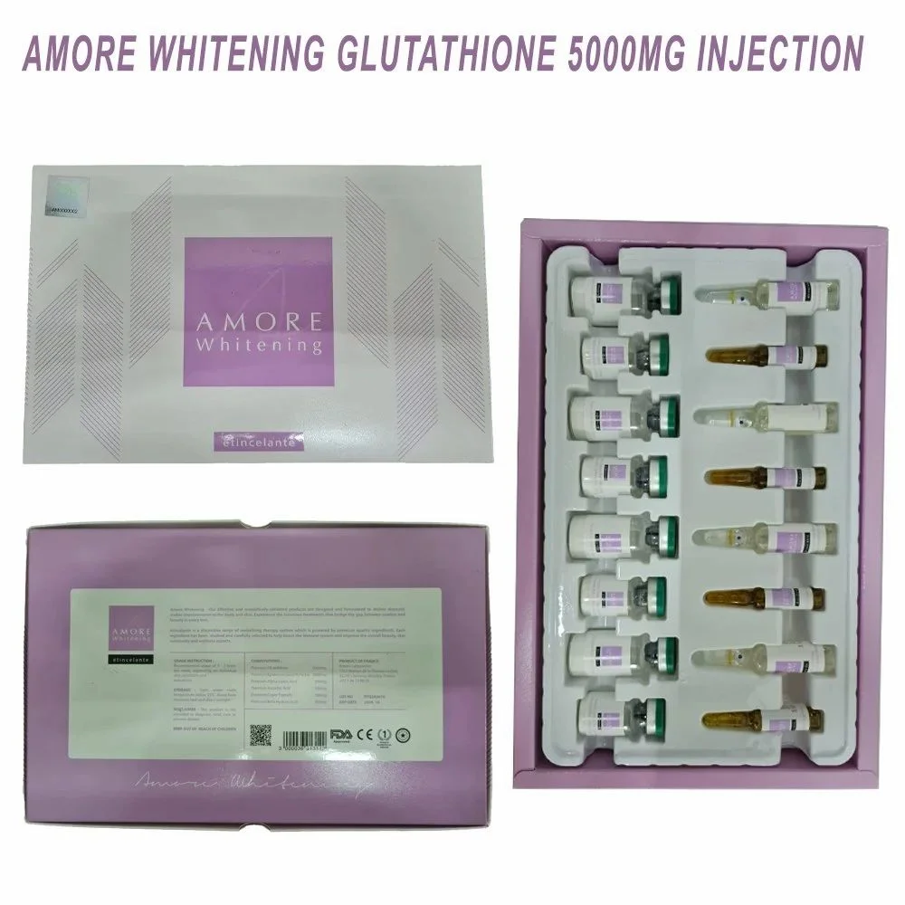 Amore Whitening Glutathione 5000mg Injection (8 Sessions)