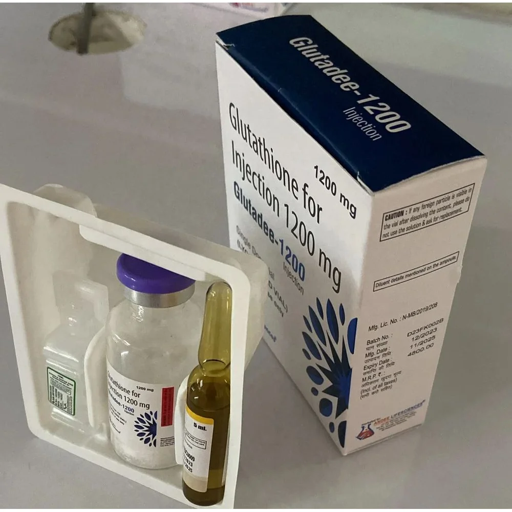 Glutadee-1200 Glutathione for Injection 1200 mg with Vitamin C (Andee Lifesciences)